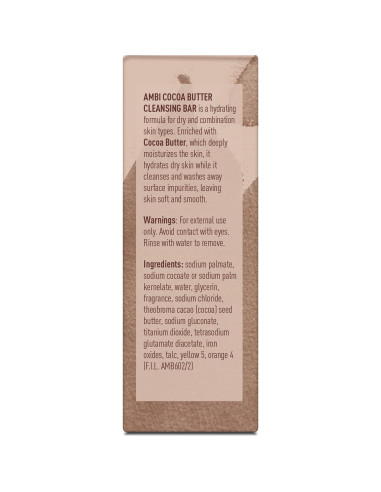 Jabón Limpiador Ambi Manteca de Cacao 6 Piezas 99g
