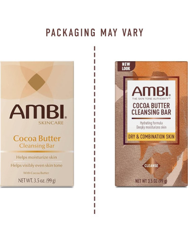 Jabón Limpiador Ambi Manteca de Cacao 6 Piezas 99g