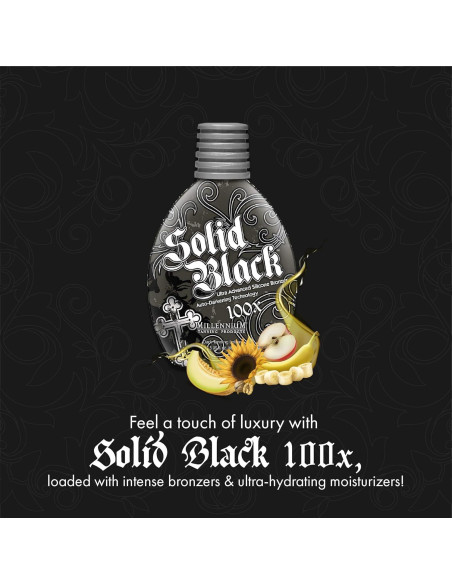Loción Bronceadora Oscura 100X Millennium Tanning 400 ml - Paquete de 2