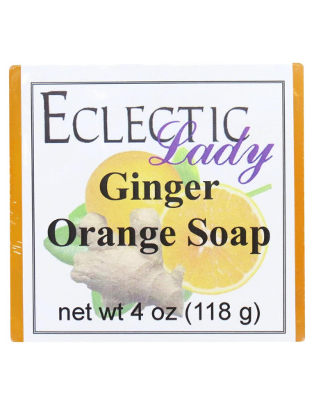 Jabón de Glicerina Eclectic Lady Jengibre y Naranja 113 g