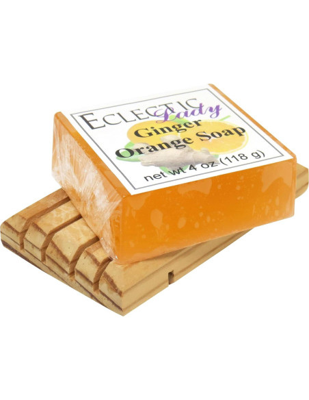 Jabón de Glicerina Eclectic Lady Jengibre y Naranja 113 g