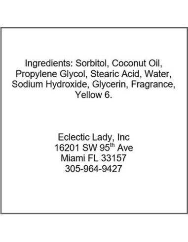 Jabón de Glicerina Eclectic Lady Jengibre y Naranja 113 g