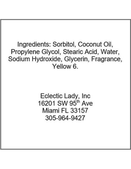 Jabón de Glicerina Eclectic Lady Jengibre y Naranja 113 g