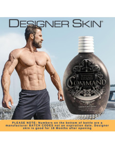 Lotion Bronceadora Command Designer Skin 400ml Hidratante 2