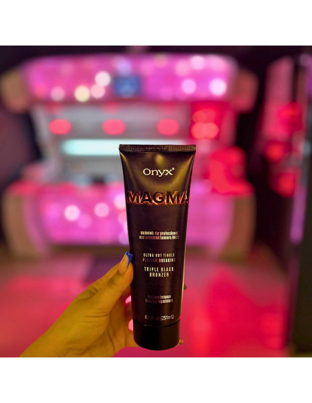 Loción Bronceadora Onyx Magma Tingle 289g - Acelerador Interior