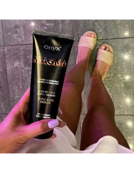 Loción Bronceadora Onyx Magma Tingle 289g - Acelerador Interior