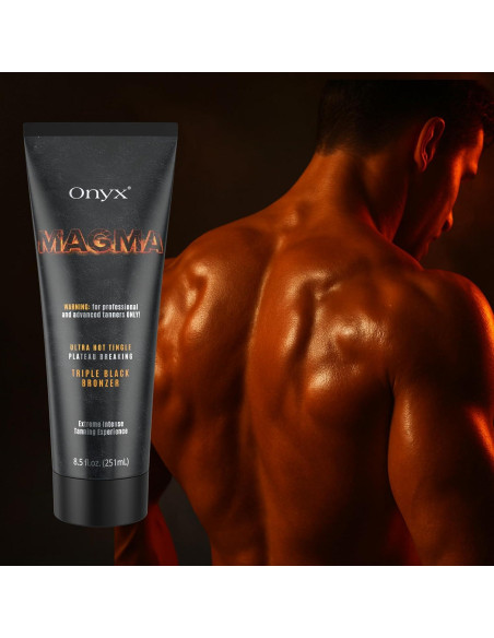 Loción Bronceadora Onyx Magma Tingle 289g - Acelerador Interior