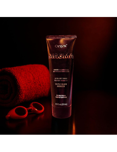 Loción Bronceadora Onyx Magma Tingle 289g - Acelerador Interior