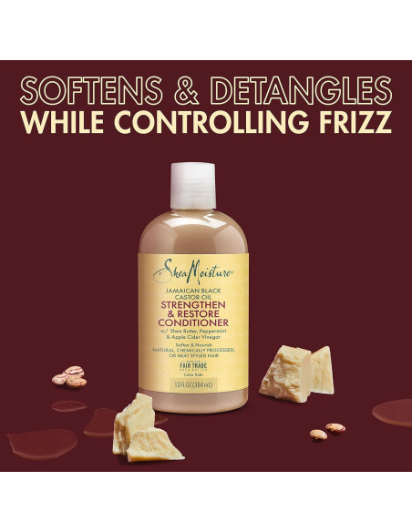Acondicionador SheaMoisture Aceite de Ricino Negro 368.5 ml