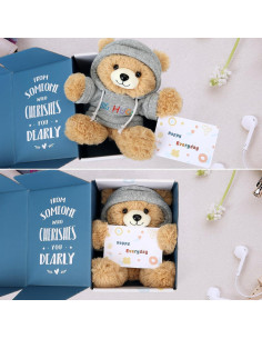 Osito de Peluche Big Hugs con Sudadera y Caja de Regalo 2
