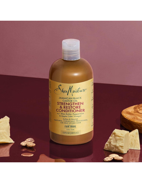 Acondicionador SheaMoisture Aceite de Ricino Negro 368.5 ml