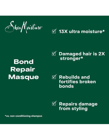 Mascarilla Reparadora SheaMoisture 311 g - Hidratación Profunda