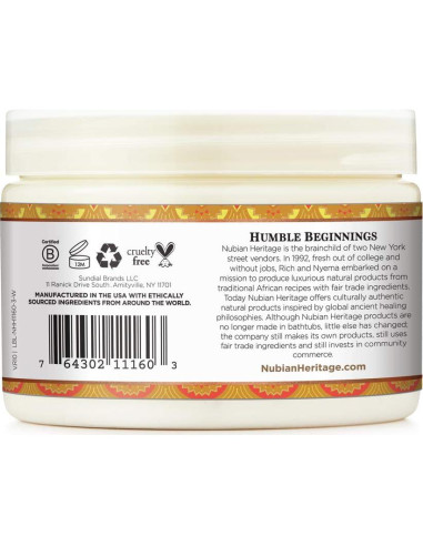 Mascarilla Hidratante Profunda Nubian Heritage 311 g Cabello Débil