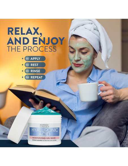 Mascarilla Facial de Gel Hialurónico Advanced Clinicals 148 ml