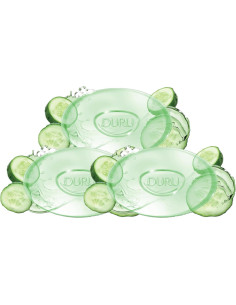 Jabón de Glicerina Duru Pepino 3 Unidades Hidratante Vegano 2