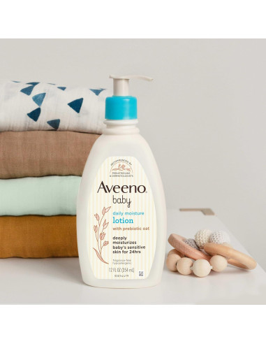 Loción Corporal Hidratante Aveeno Baby 532 ml Hipoalergénica