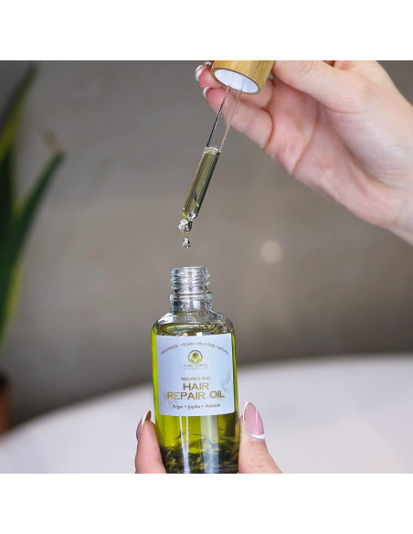 Suero Aceite Cabello Seco y Dañado PURE EARTH 50ml