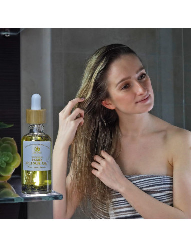 Suero Aceite Cabello Seco y Dañado PURE EARTH 50ml