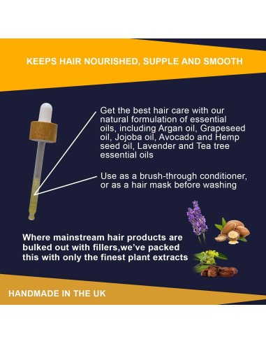 Suero Aceite Cabello Seco y Dañado PURE EARTH 50ml