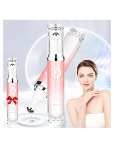 Suero para Ojos Viatia 5% Cafeína con Rodillo Masaje 15.6cm