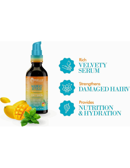 Suero Capilar Nutritivo 3-en-1 Mielle Organics 354 ml