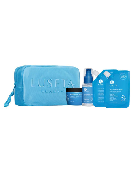 Kit de Hidratación Capilar Luseta 4 Piezas Ácido Hialurónico