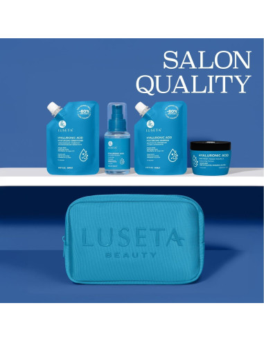 Kit de Hidratación Capilar Luseta 4 Piezas Ácido Hialurónico