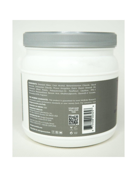 Acondicionador Hidratante Design Essentials 907 g - Mantequilla de Almendra