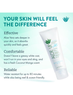 Protector Solar Aloe Up SPF 50 - Bloqueador Facial y Corporal 118 ml 2