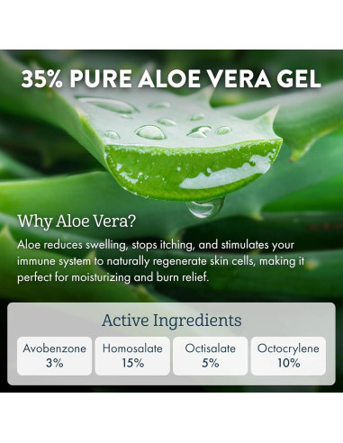 Protector Solar Aloe Up SPF 50 - Bloqueador Facial y Corporal 118 ml