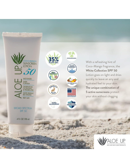 Protector Solar Aloe Up SPF 50 - Bloqueador Facial y Corporal 118 ml Protector Solar Aloe Up SPF 50 - Bloqueador Facial y Corporal 118 ml