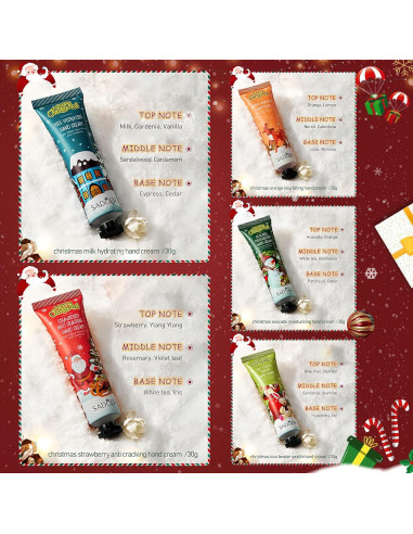 Set de 5 Mini Lociones Hidratantes LCDGTJ para Manos