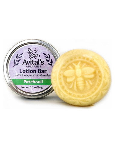 Barra Hidratante Sólida Avital Pachulí - Cera de Abeja 68g