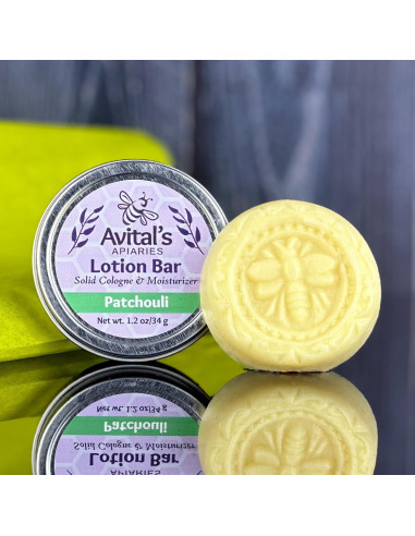 Barra Hidratante Sólida Avital Pachulí - Cera de Abeja 68g