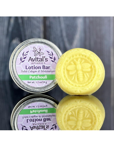 Barra Hidratante Sólida Avital Pachulí - Cera de Abeja 68g