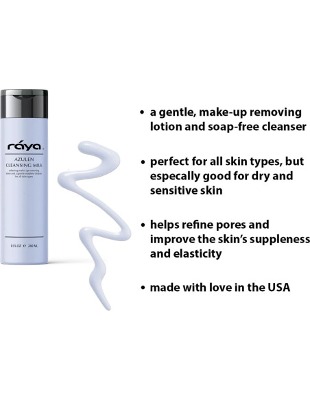 Leche Limpiadora Facial Raya Azulen 150 ml | Sin Jabón | Piel Sensible Leche Limpiadora Facial Raya Azulen 150 ml | Sin Jabón | Piel Sensible