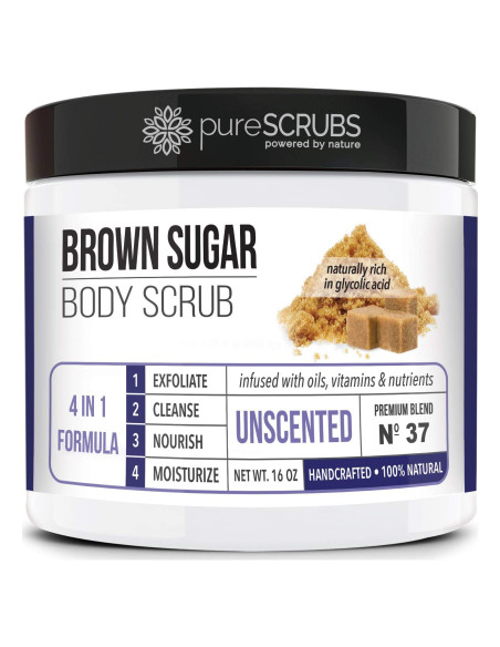 Exfoliante Corporal Sin Aroma pureSCRUBS 453.6g + Accesorios