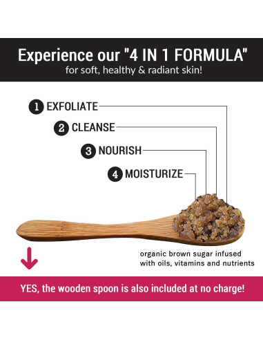 Exfoliante Corporal Sin Aroma pureSCRUBS 453.6g + Accesorios