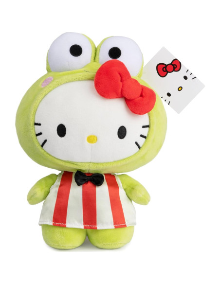 Peluche GUND Hello Kitty Keroppi 24.1 cm Verde Premium Peluche GUND Hello Kitty Keroppi 24.1 cm Verde Premium