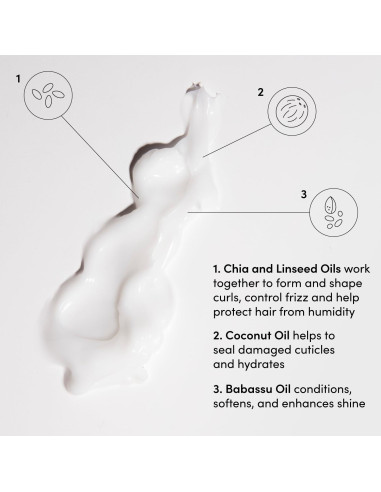 Crema Definidora de Rizos OUAI 226.8 g - Hidratación y Brillo