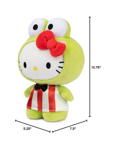 Peluche GUND Hello Kitty Keroppi 24.1 cm Verde Premium