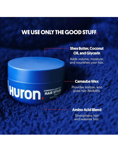 Pomada para Cabello Huron - Estilizador 76.5 g (2 Paquetes)