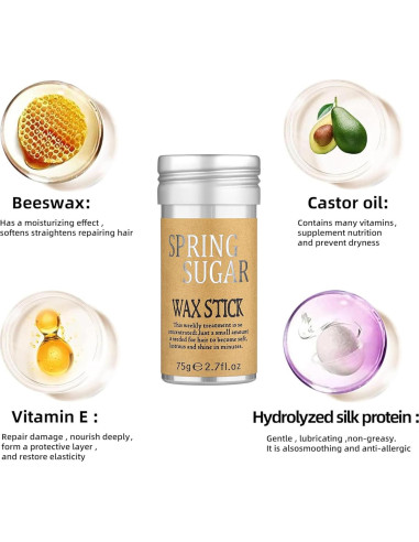 Barra de Cera para Cabello Control Suave y No Graso 139g