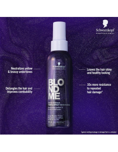 Acondicionador en Spray Reparador BlondMe 148 ml - Cabello Rubio Frío 2