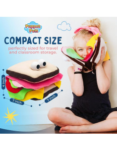 Títere de Mano Sándwich Puppet Pals - 17.78 cm 2