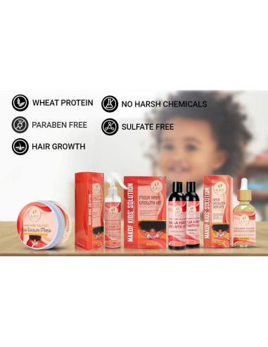 Acondicionador sin enjuague MAKOF para niños 200ml - Hidratante y desenredante