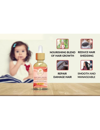 Acondicionador sin enjuague MAKOF para niños 200ml - Hidratante y desenredante