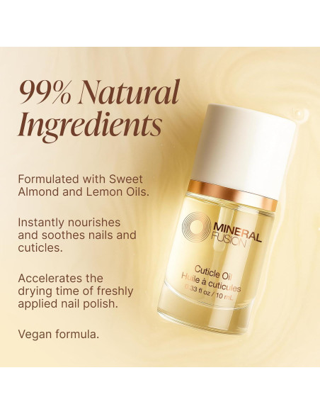 Aceite para Cutículas Mineral Fusion 51g - Hidratante Natural Aceite para Cutículas Mineral Fusion 51g - Hidratante Natural