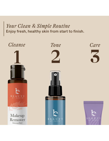 Desmaquillante Suave Beauty By Earth 139 ml - Vegano y Orgánico