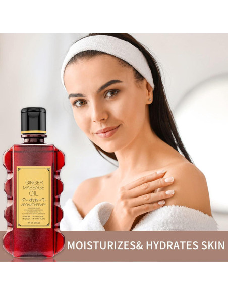 Aceite de Masaje O'RMEAS de Jengibre 248 ml Hidratante Natural Aceite de Masaje O'RMEAS de Jengibre 248 ml Hidratante Natural